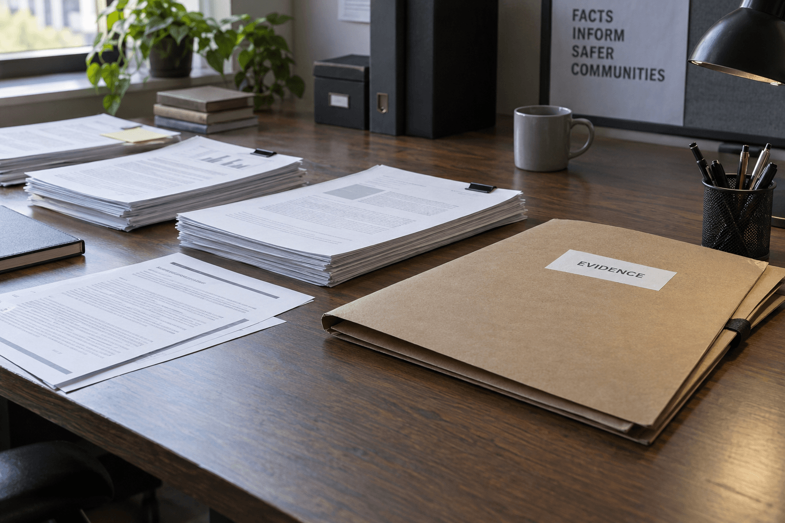 Public-record documents representing the long-running investigation into the 2006 Franklin homicides.