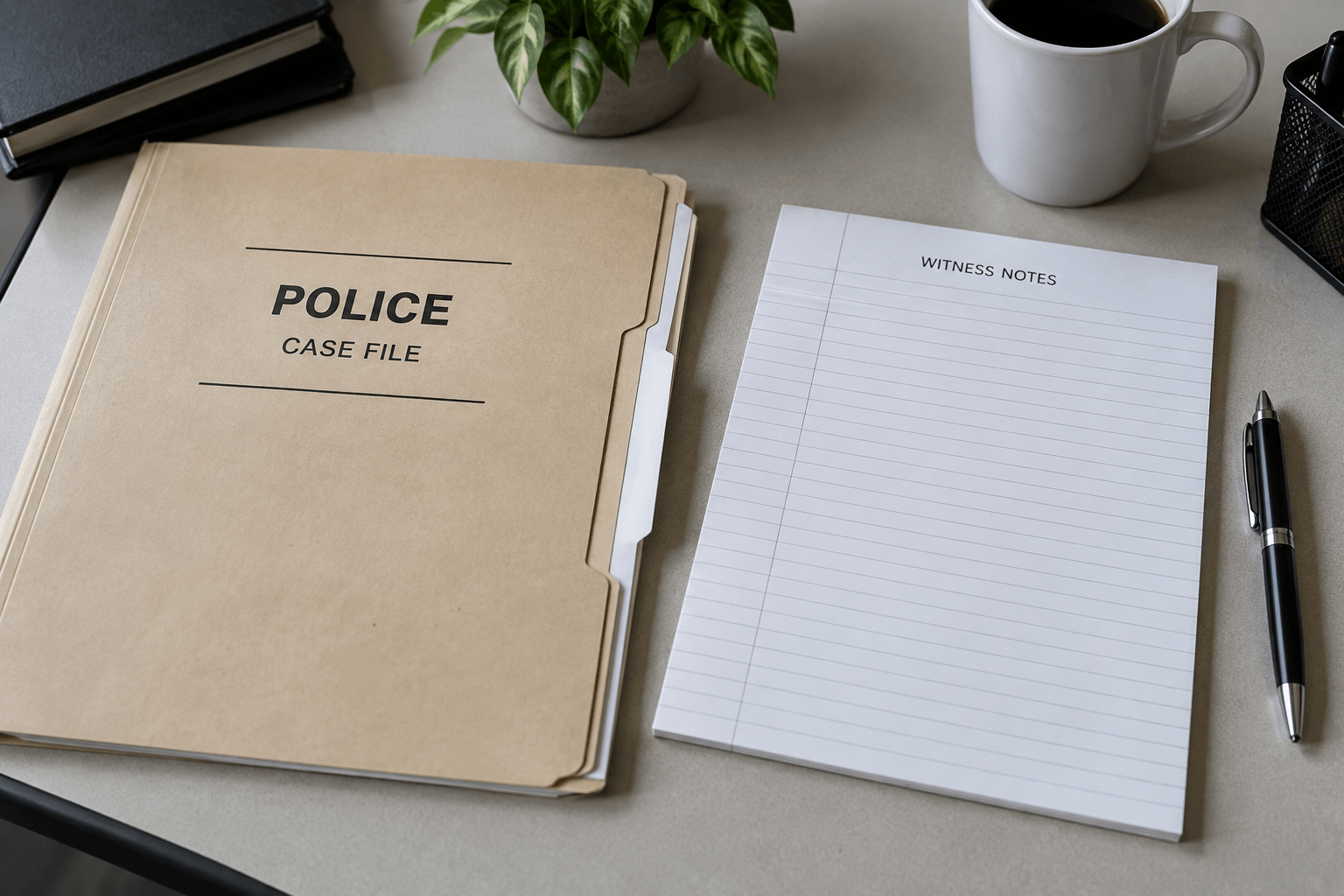Police report and witness documentation representing records that may matter after a Terre Haute assault.