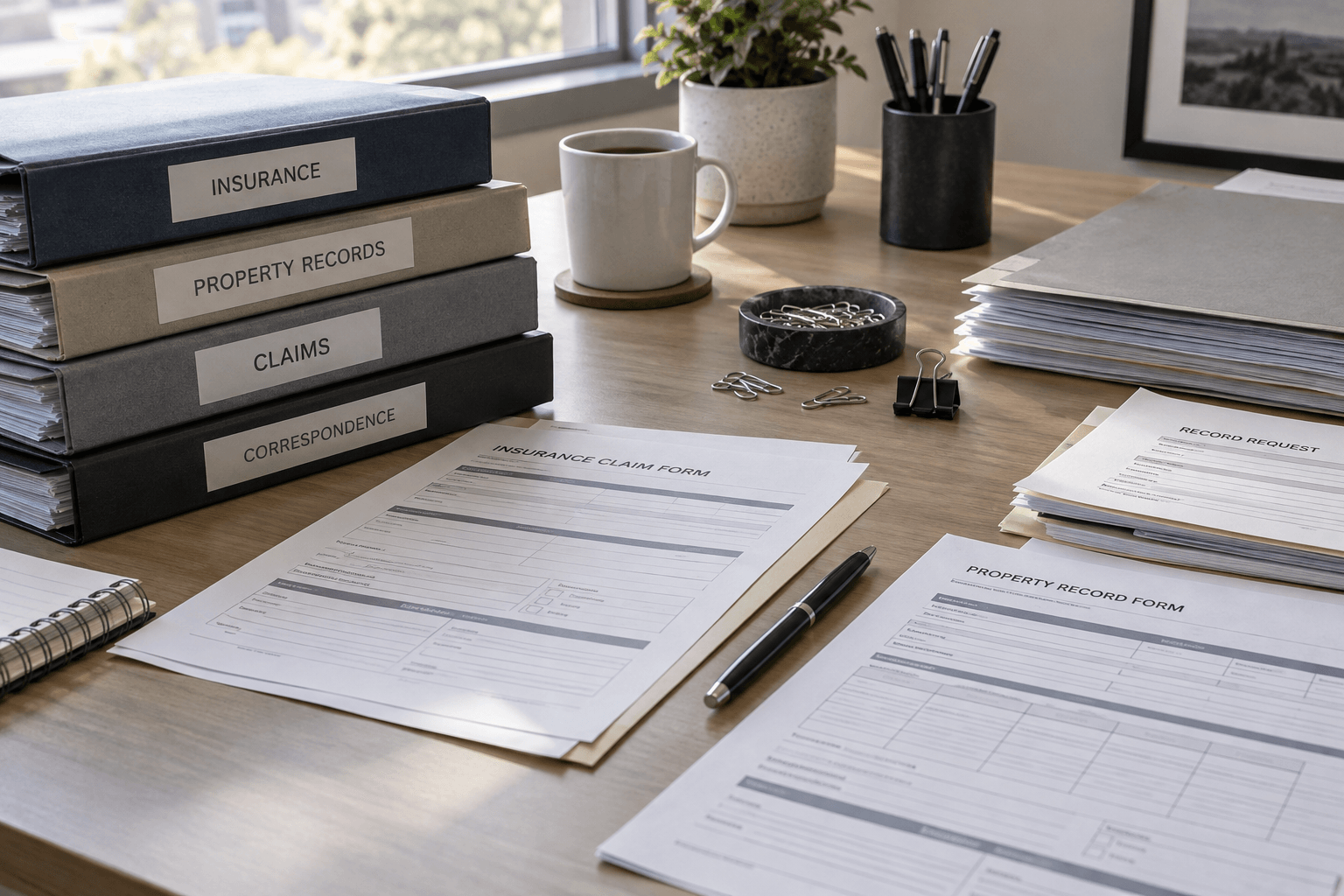 Organized crash-report and insurance documents relevant to a multi-vehicle semi crash claim in Indiana.