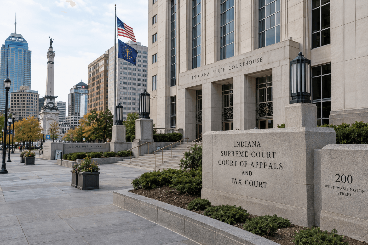 Marion County courthouse exterior in Indianapolis, relevant to potential Indiana civil claims arising from a death in the county.