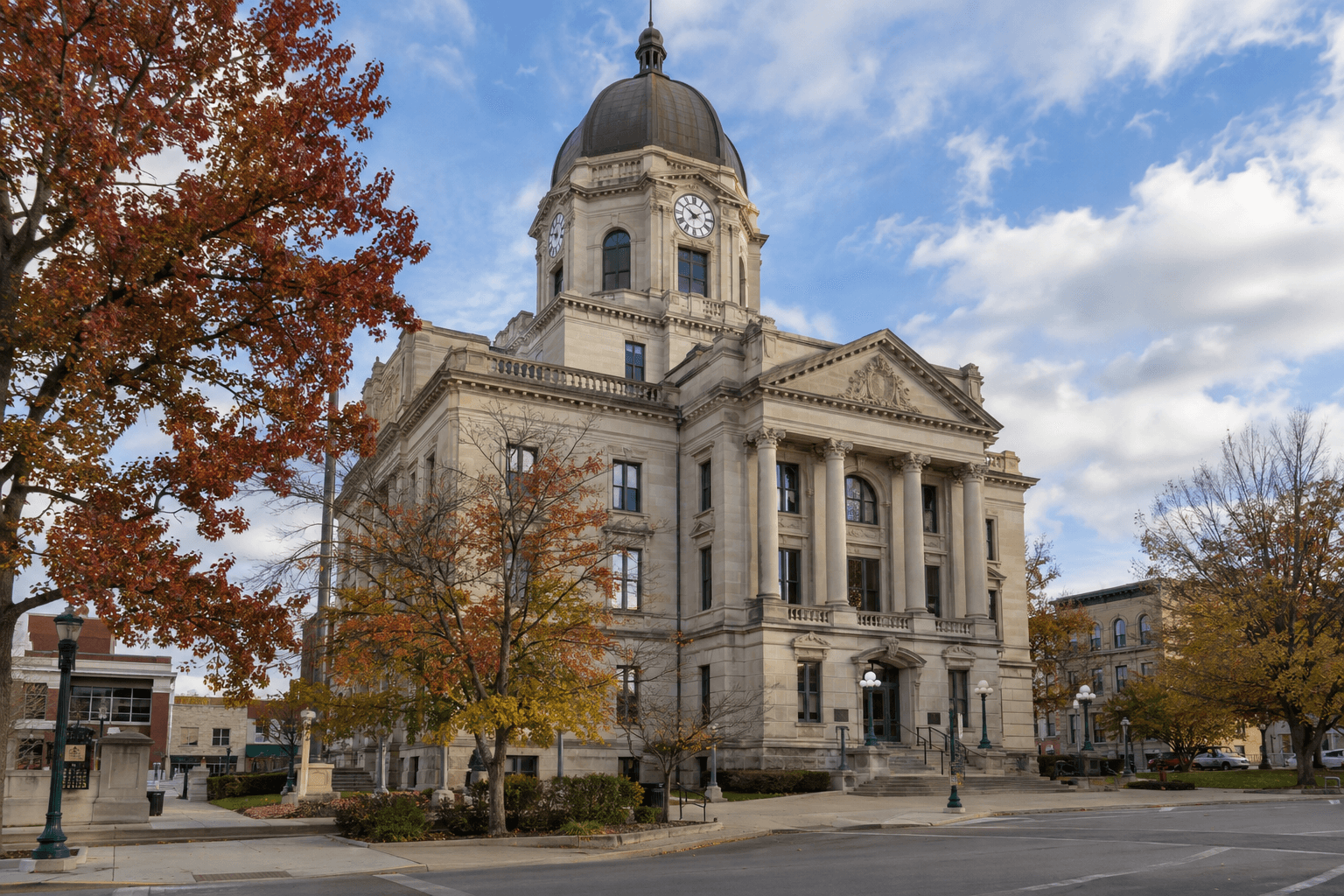 Monroe County Courthouse in Bloomington, where local civil filing and premises liability issues may be addressed.
