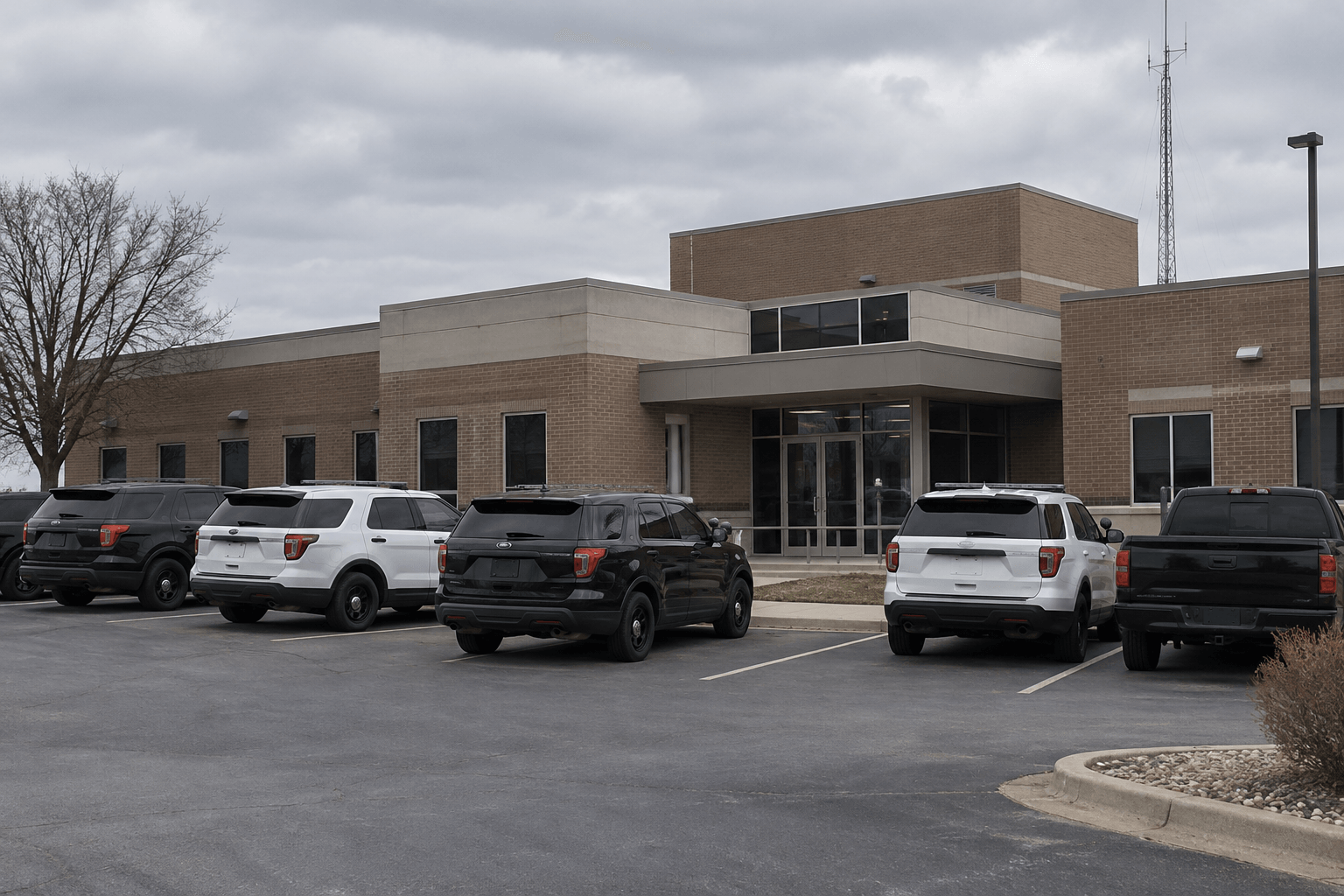 Indiana county sheriff's office exterior representing the ongoing Huntington County crash investigation.