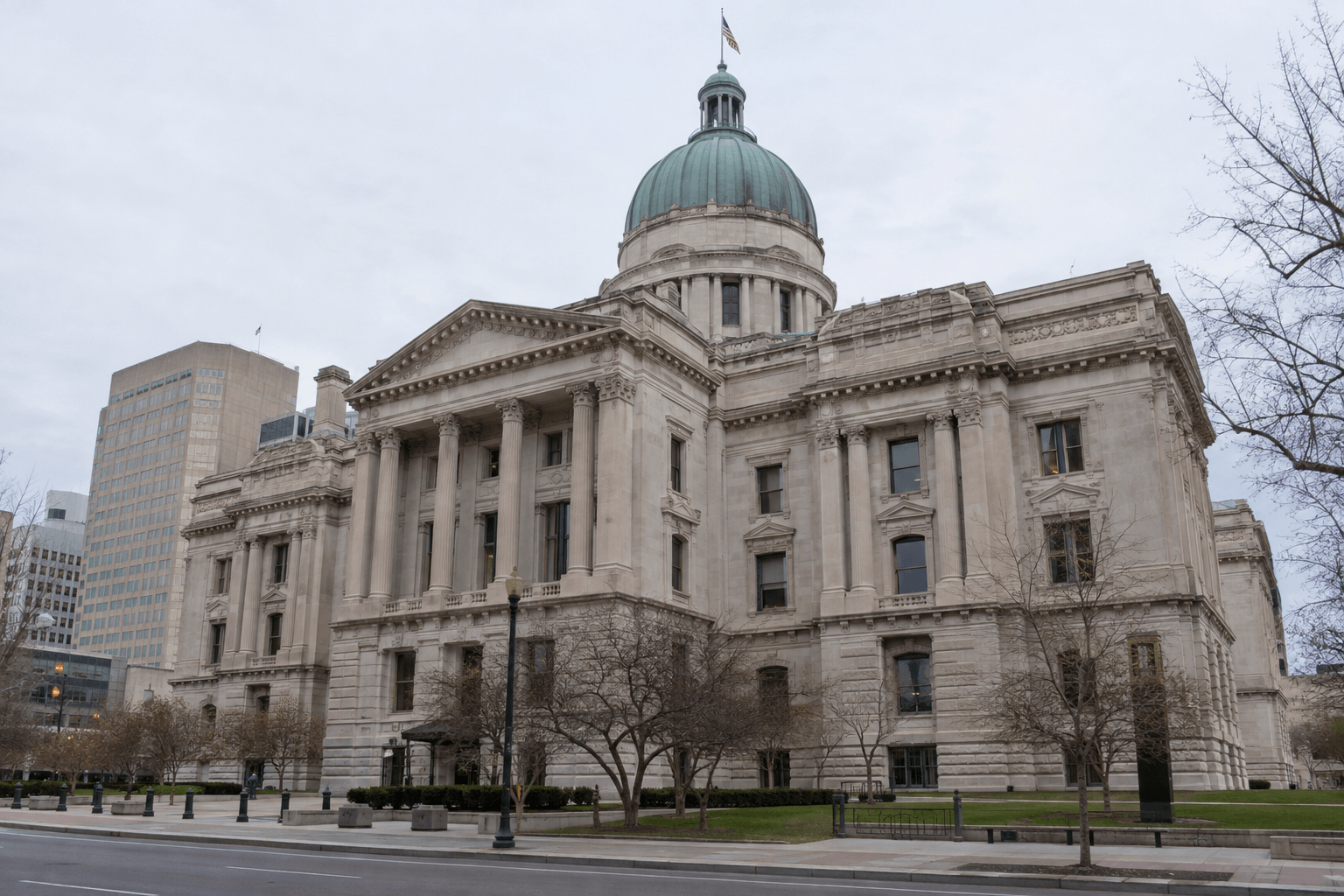 Marion County courthouse in Indianapolis, illustrating where location and filing rules may matter in an Indiana injury claim.