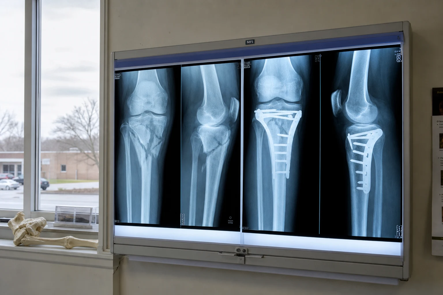 Fort Wayne fracture injury scene — fracture radiograph