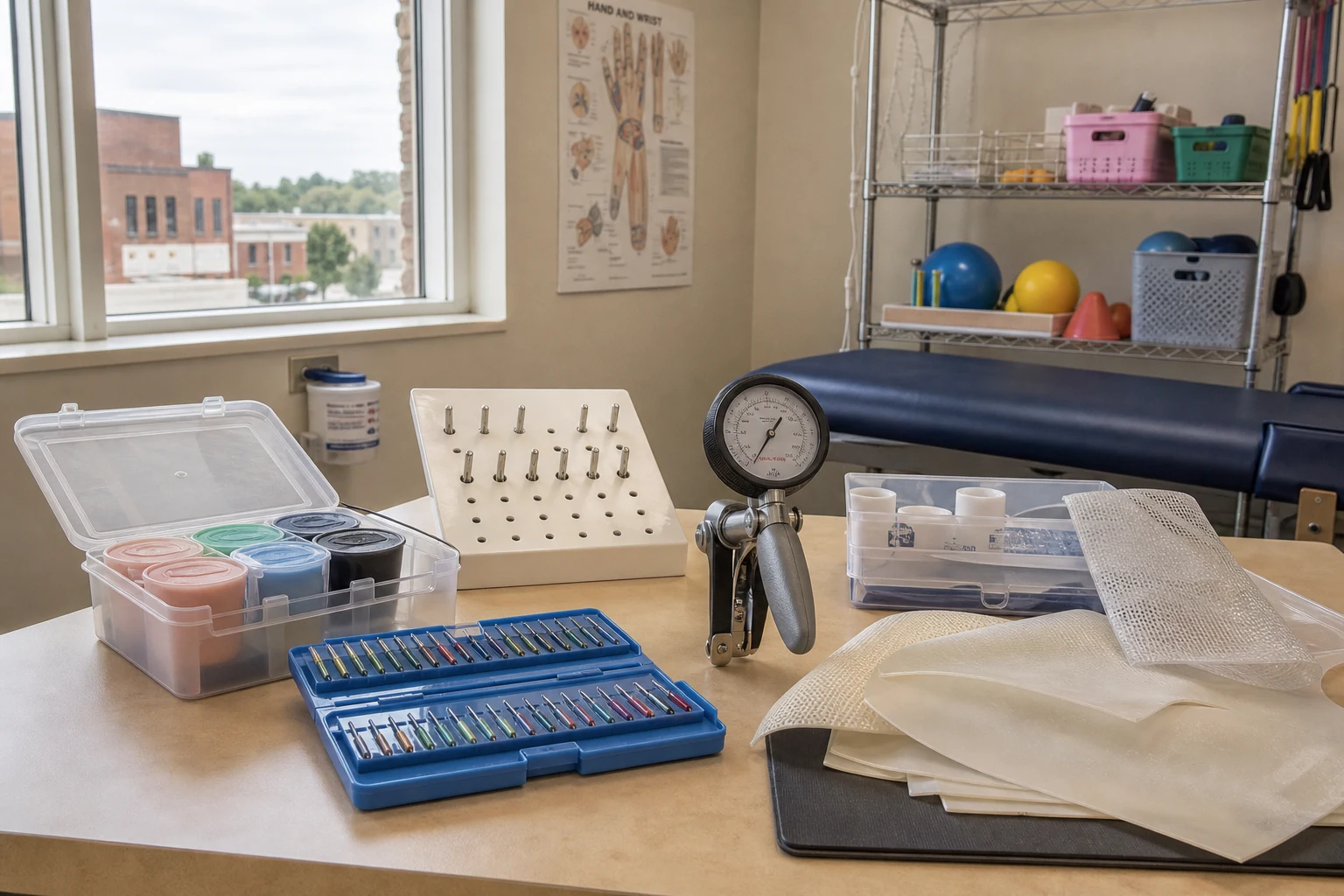 Fort Wayne hand injury scene — occupational therapy