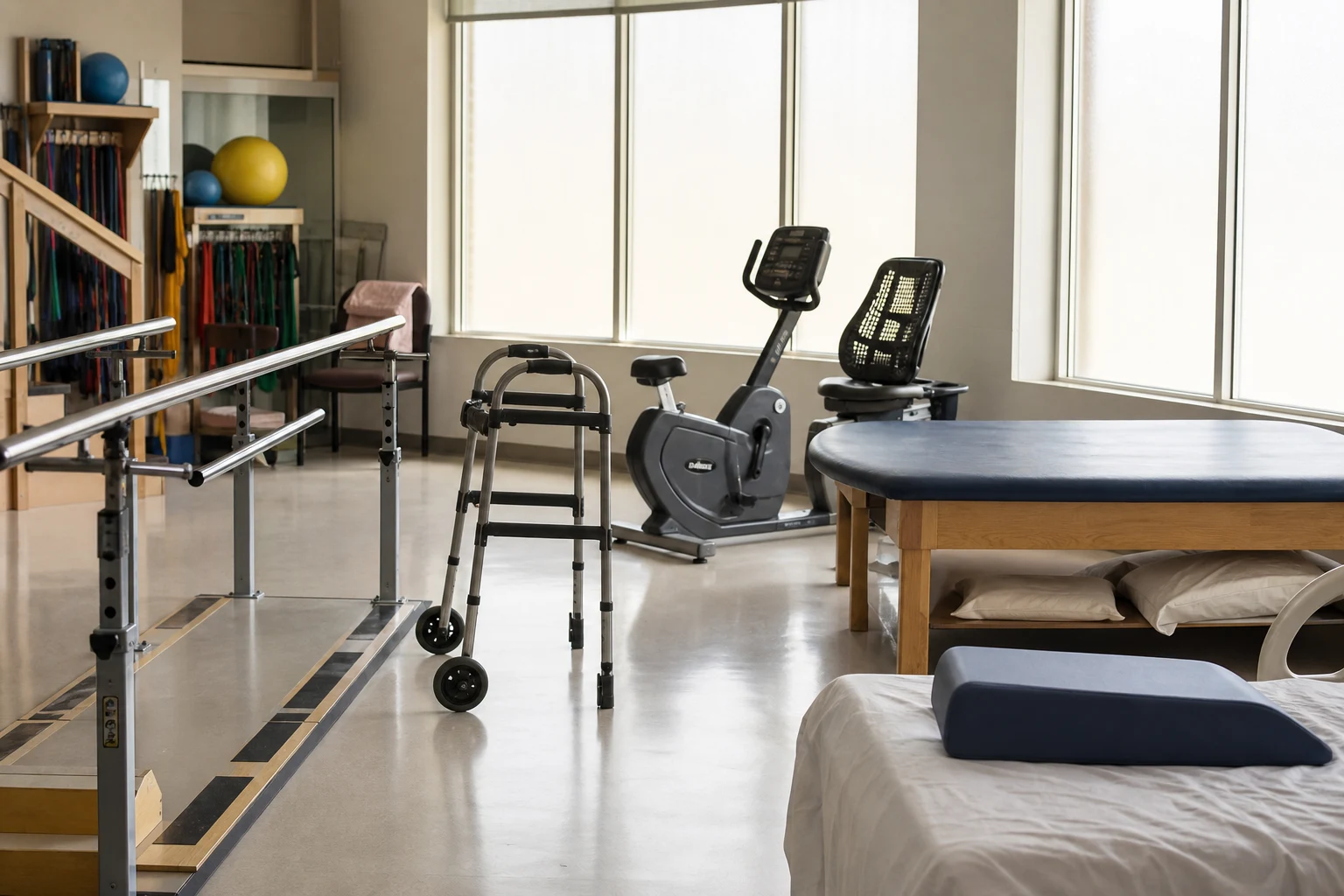 Fort Wayne hip injury scene — inpatient rehab