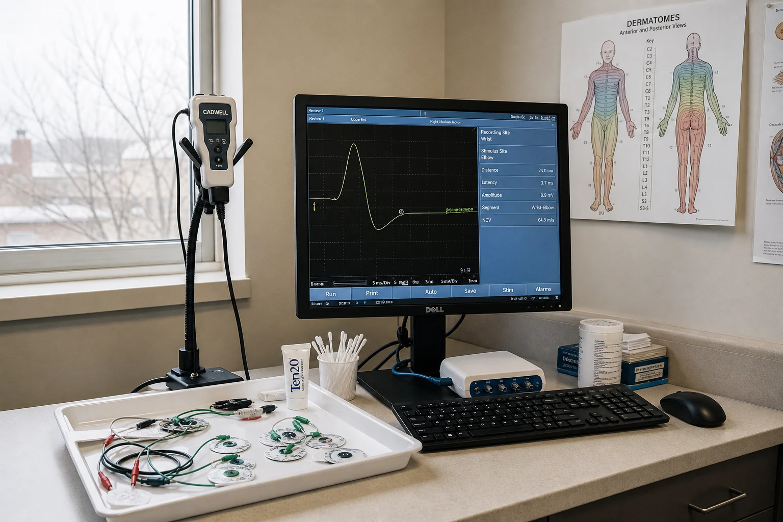 Fort Wayne repetitive motion injury scene — nerve conduction