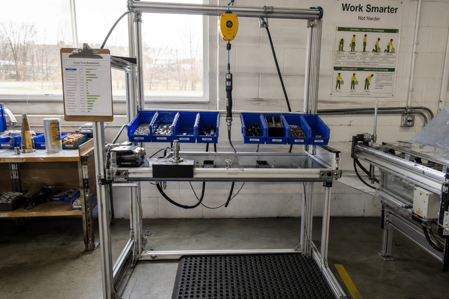 Fort Wayne repetitive motion injury scene — assembly line