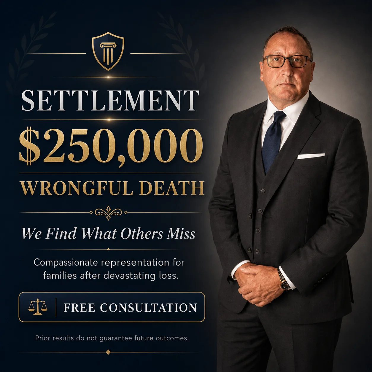 Acuerdo reciente de $250,000 por muerte por negligencia — Delventhal Law Office